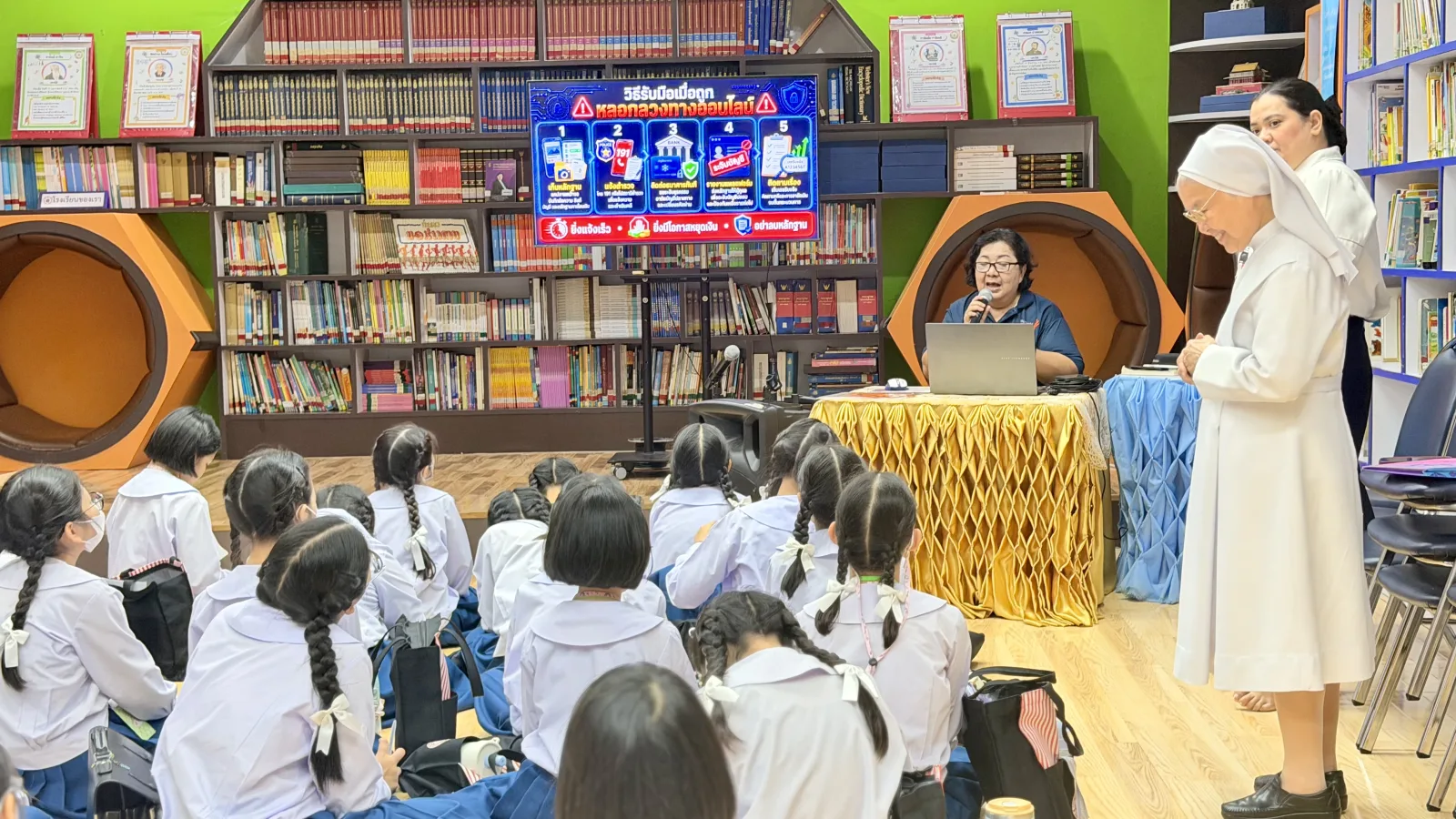 Talitha Kum Thailand Trains Assumption Convent Silom Primary Students on Human Trafficking, Dignity, and Cyber Safety
